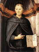 PERUGINO, Pietro St Nicholas of Tolentino a oil painting on canvas